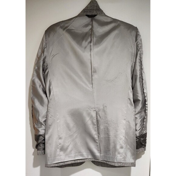 Vintage Pendleton USA Mens Wool Tweed Plaid 2-Button Blazer Jacket Gray Size 42 - Picture 5 of 6